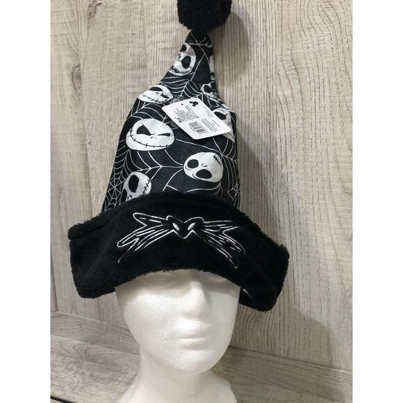 NEW, DISNEY THE NIGHTMARE BEFORE CHRISTMAS JACK Christmas Hat Santa Hat Holiday - Picture 3 of 4